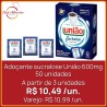 Adoçante sucralose União 600mg 50un