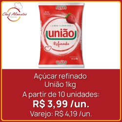 Açúcar refinado União 1kg
