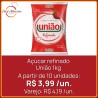 Açúcar refinado União 1kg