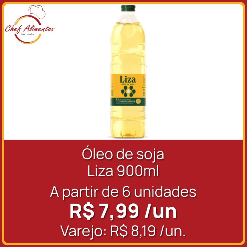 Óleo de soja Liza 900ml