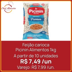Feijão carioca Picinin Alimentos 1kg