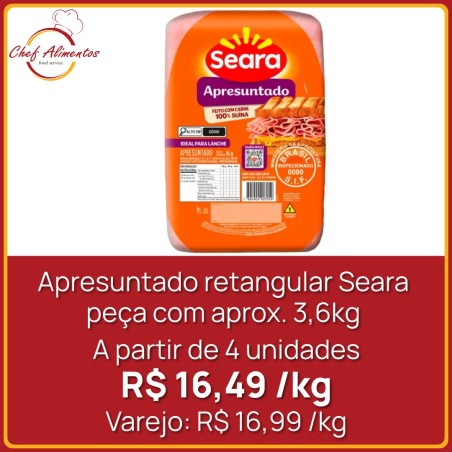Apresuntado Retangular Seara