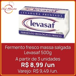 Fermento fresco massa salgada Levasaf 500g