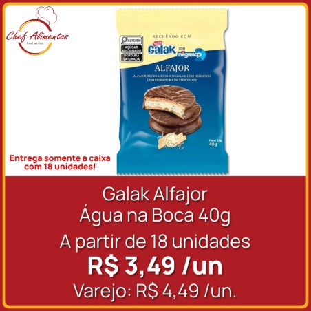Galak Alfajor Água na Boca 40g