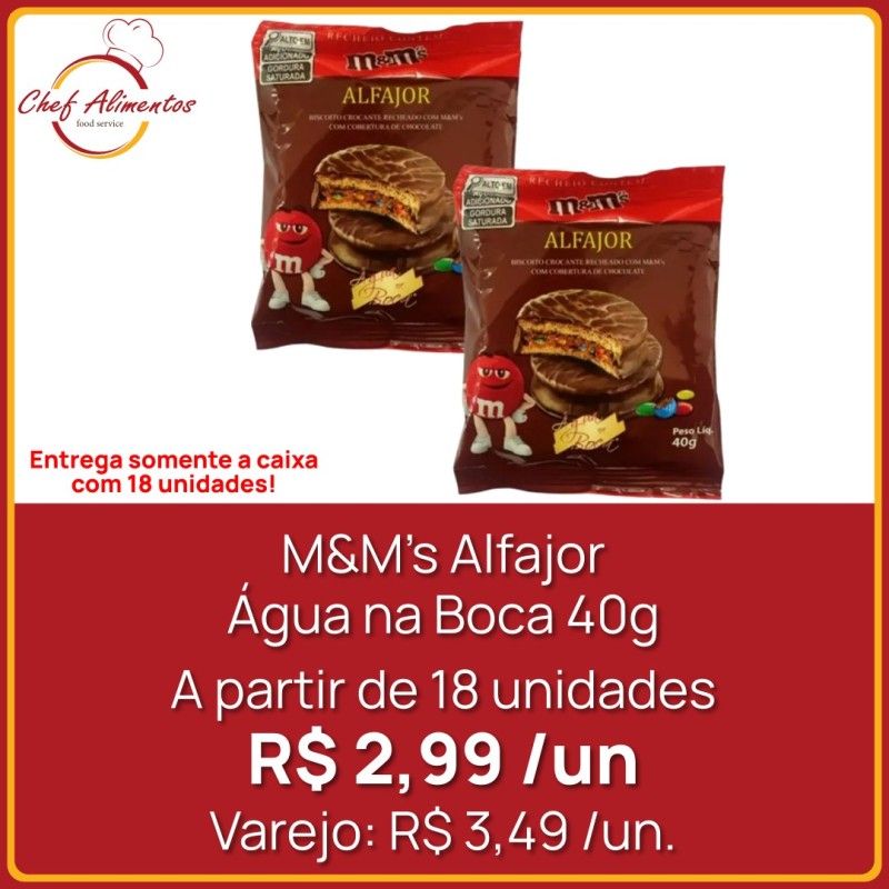 M&M's Alfajor Água na Boca 40g