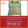 Alho inteiro descascado picado congelado Ardo 1,1kg