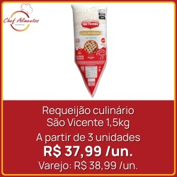 Requeijão culinário São Vicente 1,5kg