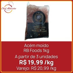 Acém moído RB Foods 1 kg