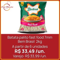 Batata Bem Brasil Fast Food 7mm 2kg