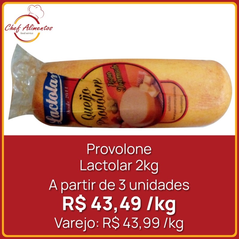 Queijo Provolone Fresco Defumado Lactolar - Peça