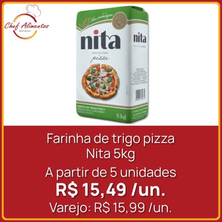 Farinha de trigo pizza Nita 5kg