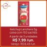 Ketchup Lanchero Sachê 5g - caixa com 150 sachês