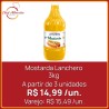 Mostarda amarela Lanchero 3kg