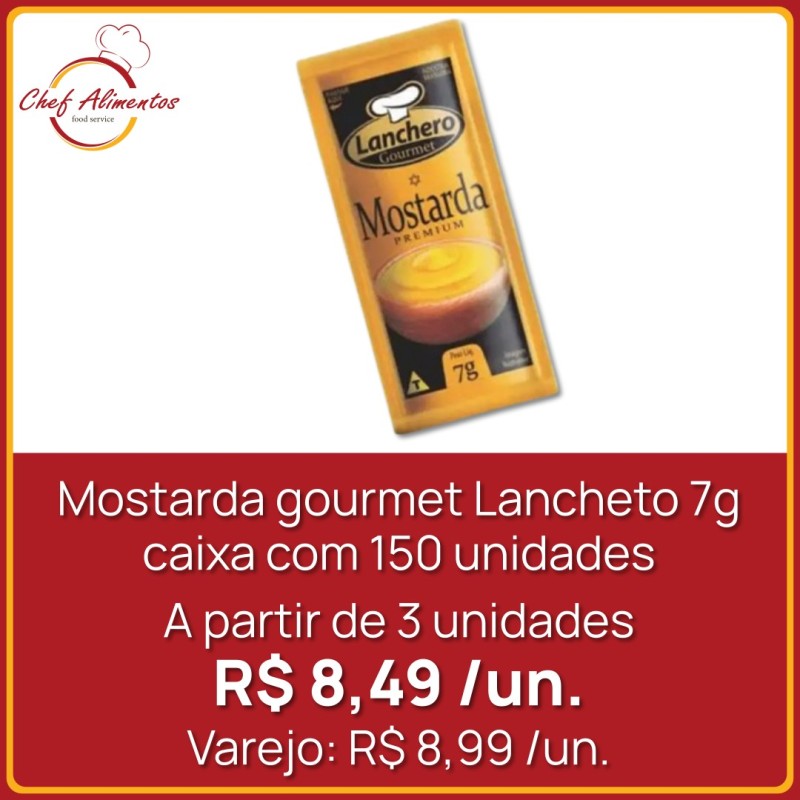 Mostarda Gourmet Lanchero 7g