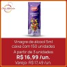 Vinagre de álcool Dmais sachê 5ml