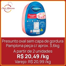 Presunto sem capa oval Pamplona - Peça