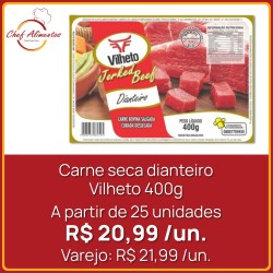 Carne seca dianteiro Vilheto 400g