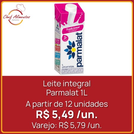 Leite integral Parmalat 1L