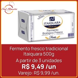 Fermento fresco tradicional Itaiquara 500g