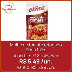 Molho de tomate refogado Ekma 1,02kg