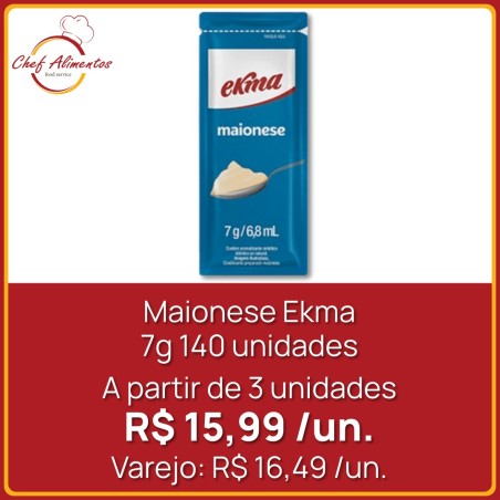 Maionese Ekma sachê 7g