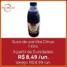 Suco de uva Vitacitrus 1L