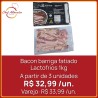 Bacon barriga fatiado Lactofrios 1kg