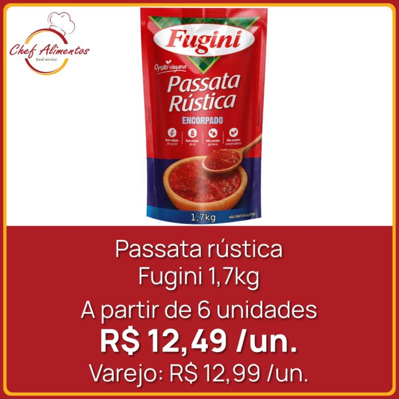 Passara rústica Fugini 1,7kg