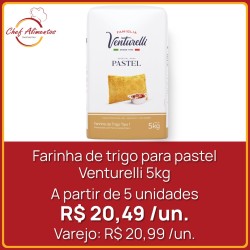 Farinha de trigo pastel Venturelli 5kg