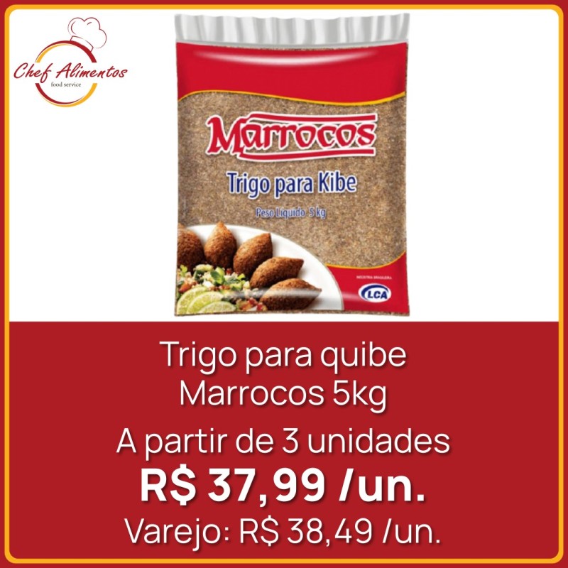 Trigo para quibe Marrocos 5kg