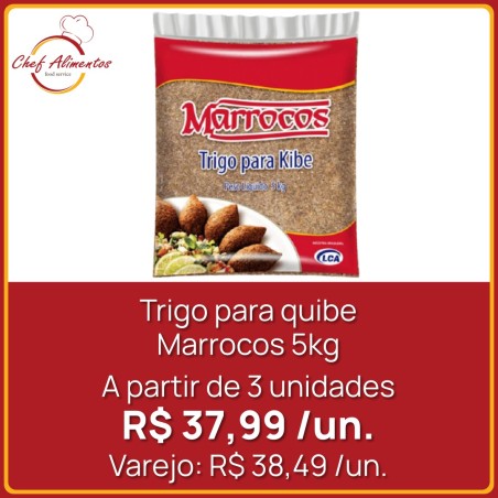 Trigo para quibe Marrocos 5kg