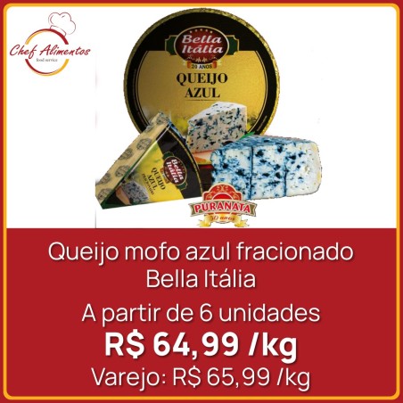 QUEIJO MOFO AZUL BELLA ITALIA FRACIONADO