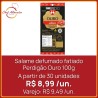 Salame defumado fatiado Perdigão Ouro 100g