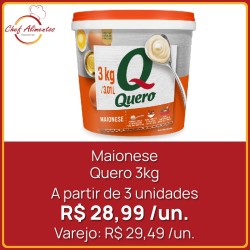 Maionese Quero - balde com 3kg