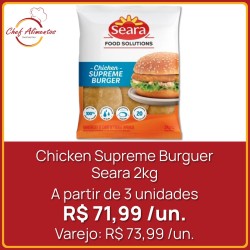 Chicken Supreme Burguer Seara 2kg