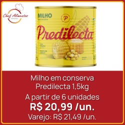 Milho em conserva Predilecta 1,5kg