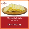Queijo Mozzarella Fatiado - Por quilo