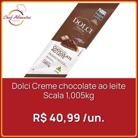 Dolci Creme chocolate ao leite Scala 1,005kg