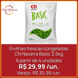 Ervilhas frescas congeladas CN Navarra Basic 2,5kg