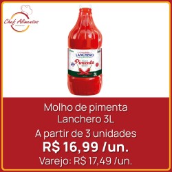 Molho de Pimenta Lanchero 3 litros