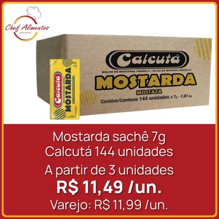 Mostarda Calcutá sachê 7g