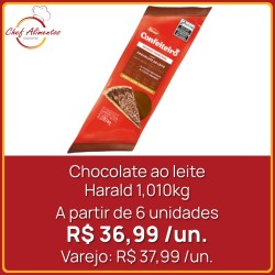 Recheio Forneável Harald para Pizza sabor Chocolate ao Leite - Bisnaga 2 kg