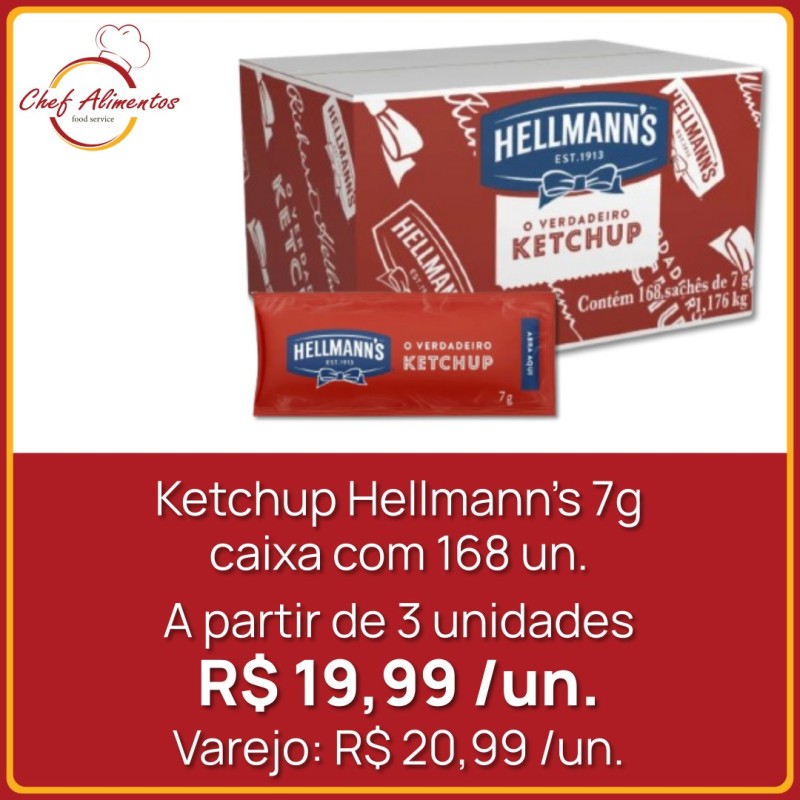 Ketchup Hellmann's sachê 7g