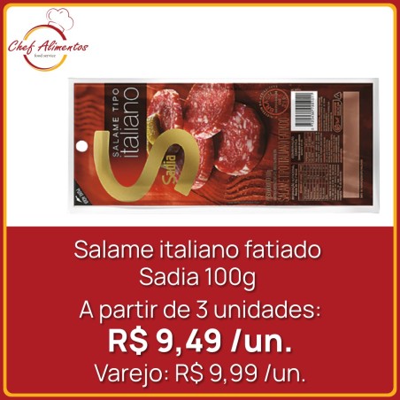 Salame italiano Sadia 100g