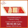 Chocolate Branco Harald 1,05kg