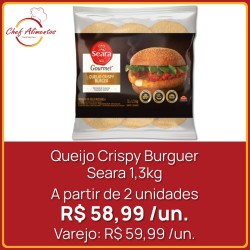 Queijo Crispy Burguer Seara 1,3kg
