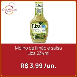 Molho de limão e salsa Liza 234ml