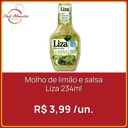 Molho de limão e salsa Liza 234ml