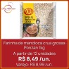 Farinha de mandioca crua grossa Ponzan 1kg