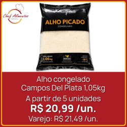 Alho congelado Campos Del Plata 1,05kg